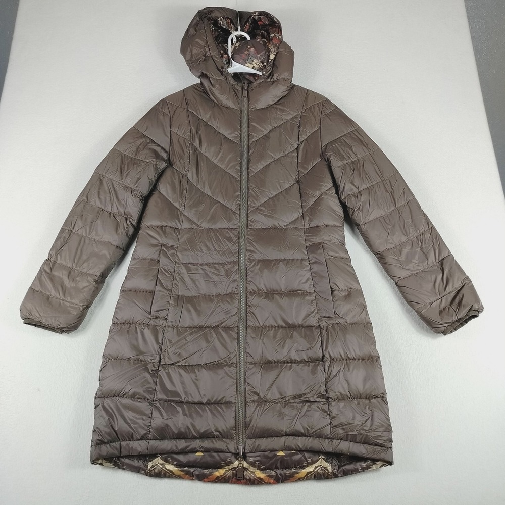 Pendleton Jacket Womens Small Brown Reversible Do… - image 1